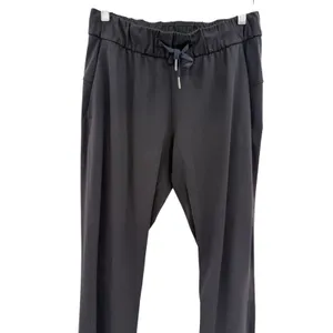 Lululemon On The Fly Pants Black Luxtreme Drawstring Stretch‎ Size 6 thumbnail 4
