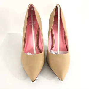 Delicious Womens Heels Pumps Pointed Toe Matte Faux Leather Beige Size 8.5 thumbnail 2