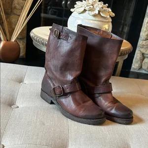 Frye Veronica Short Slouchy Boot (Women) Size 7.5 B 70547 RDD F973 F18- 278447 thumbnail 7
