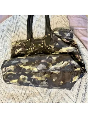 NEW Sol and Selene It Girl Reversible Metallic Camo Tote NWOT thumbnail 6