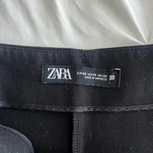 Zara Black Women's Shorts with Gold Buttons thumbnail 2