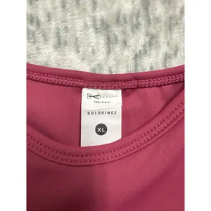 Gold hinge Lined Bra Tank Raspberry Pink XL GH216RSP New With‎ Tags thumbnail 2