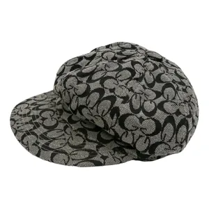 Vintage Y2K Gray & Black GG Logo Newsboy Cap thumbnail 3