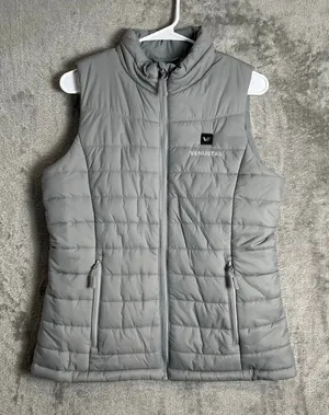 Venustas Women's Heated Quilted Vest Size Small Gray‎ New No Battery thumbnail 1