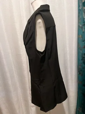 Black women's vest thumbnail 3