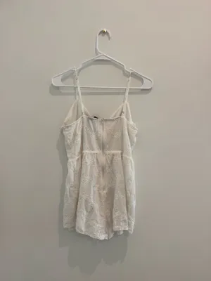 Windsor White Windsor eyelet lace romper thumbnail 5