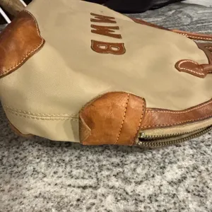 Vintage King Ranch Canvas Leather La Bolsa Bag‎ STAMPED JJ Kingsville Texas thumbnail 4