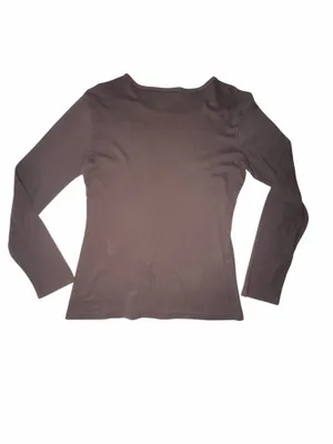 Vail Long Sleeve Shirt Brown Bedazzled Graphic Logo Tee Colorado Ski Resort thumbnail 3