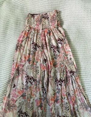 Floral Flowy Pants Pink thumbnail 2