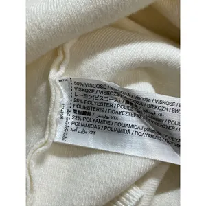 MNG Mango Women's Cream Ivory Long Sleeve Mock Neck Knit Sweater Top Size L thumbnail 6