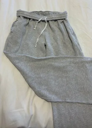 Grey Waffle Brandy Melville Sweatpants thumbnail 1
