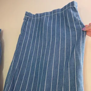Seven7 Striped Tie Belt Waist Wide Leg Jeans thumbnail 2