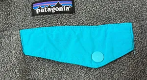 Patagonia Gray and Teal Fleece Pullover thumbnail 3