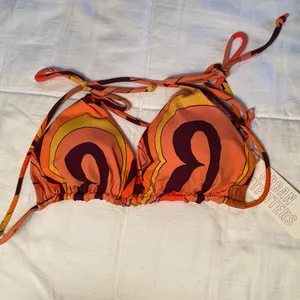 URBAN OUTFITTERS Out From Under Groovy Retro Bikini Top - Size Large L - NWT thumbnail 4