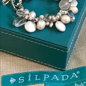 Silpada Effervescence Bracelet Pearl Quartz thumbnail 5