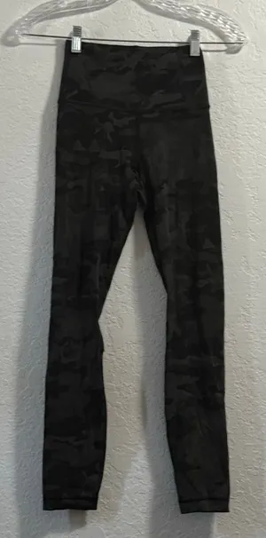 LULULEMON Align 2 Pant Small Incognito Camo Multi leggings thumbnail 1