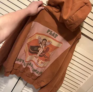 Boys Lie Play Devils Advocate Hoodie Oversized OSO Cropped Orange One Size thumbnail 2