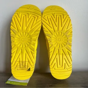 Ugg NEW Women's Tasman LTA Canary Yellow Puff Slippers Size 10 #094 thumbnail 10