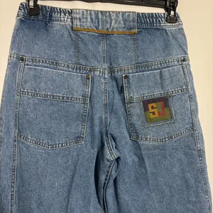 Vintage Levis Sport Blue Denim Jeans 28x32 with SJ back pocket logo thumbnail 5