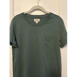 NEW PACT Large 100% Organic Cotton Dark Forest Softspun Tee Dress thumbnail 2