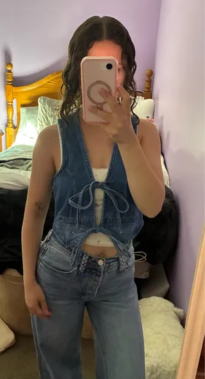 Forever 21 Top Denim thumbnail 1