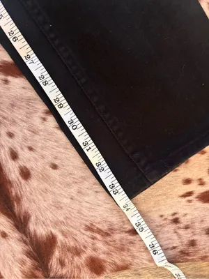 Vintage‎ Lawman black denim jeans size 25 thumbnail 9