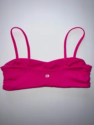 GAP Hot Pink Bandeau Swimsuit top Sports Bra thumbnail 3