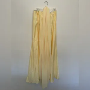 Show Me Your Mumu Tinsley Tube Maxi Dress size XXL yellow WITH scarf thumbnail 5