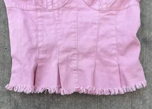 Free People Pink Better Days Tube Top thumbnail 2