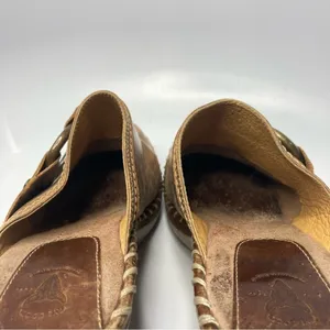 Vintage Frye‎ Charlotte ring leather mules clogs size 7 thumbnail 5