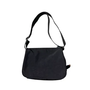 Kipling Black Nylon Crossbody Bag with Monkey Keychain thumbnail 5