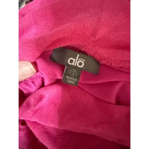 Alo Yoga Bamboo Hooded Sleeveless Tunic Dress Pink Cowl Neck‎ Small thumbnail 9