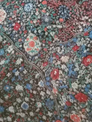 Fire Los Angeles Floral Racerback Tank Top - Red, Blue, Brown thumbnail 3
