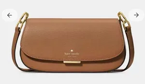 Kate Spade brown Crossbody bag Quinn Mini Bag new with tags retail $299 thumbnail 1