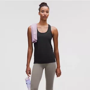 Lululemon Racerback Tank Top Womens Size 2 Yoga Running Pilates Athleisure Black thumbnail 3