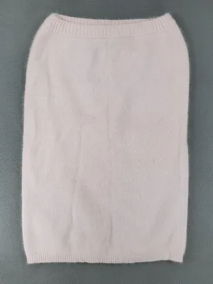 Richard and Company Pencil Skirt Women M Pink Angora Wool Knit Vintage Fuzzy HK thumbnail 1
