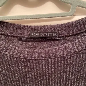 Urban Outfitters‎ Grey Ribbed Knit Dolman Sleeve Tie Waist Mini Dress XS thumbnail 3