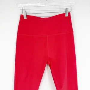 Beyond Yoga High Rise Space Dye Leggings Women's Size L Orange Activewear‎ thumbnail 4