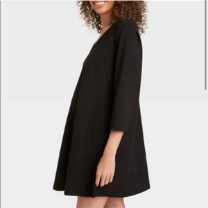 The Nines‎ by Hatch Black Fit & Flare Maternity Dress Size XS thumbnail 3