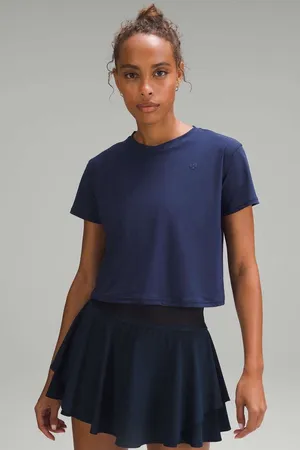 NWT Lululemon Lightweight Tennis Crewneck T-Shirt size 12 club blue thumbnail 1