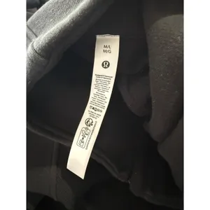 Lululemon Scuba Oversized‎ Half-Zip Funnel Neck Pullover Black LW3JAMS Size M/L thumbnail 7