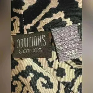 Additions Chico’s‎ Chicos Sweater Cardigan Jacket Small Brown Black Artsy Chico thumbnail 3