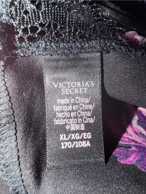 Victoria’s Secret Floral Satin Slip Chemise XL Lace Babydoll Lingerie Dress thumbnail 9