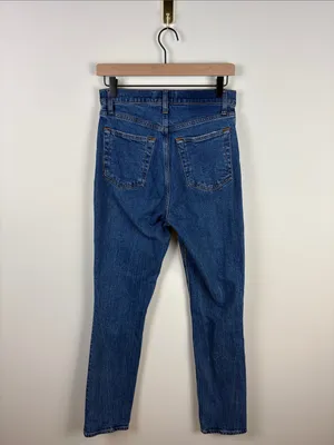 Abercrombie 90s Slim Straight Jeans Curve Love Women’s 28 6 High Rise Denim thumbnail 6