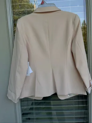 NWT Kensie Long Sleeve Blazer Light Pink Size M thumbnail 11