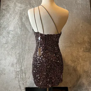 ASTR The Label Medium Rose Pink Sequin Mini Dress Strappy Party Cocktail New thumbnail 3