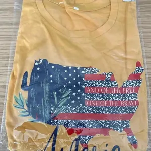 🆕American Map Land Of The Free Tank - Yellow XL🆕 thumbnail 4