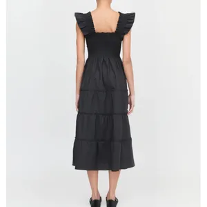 Hill House The Ellie Nap Dress in Black thumbnail 2