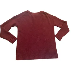 J. Crew‎ wine red womens sweater sz XS merino wool blend thumbnail 2
