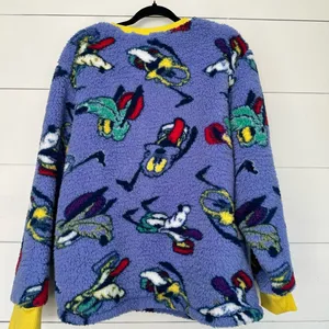 Disney Women’s Medium Pluto Sherpa Pullover Sweatshirt thumbnail 3